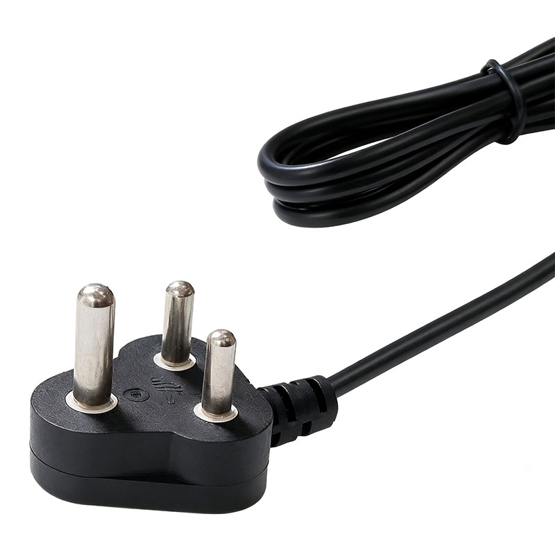 Güney Afrika Standardı 16A 250V 3 Pinli Fiş Elektrik Güç Kabloları